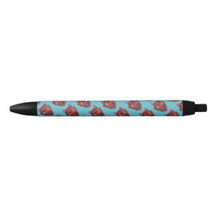 Red Devil Vintage Halloweenies  Black Ink Pen