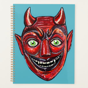 Red Devil Vintage Halloweenies Planner
