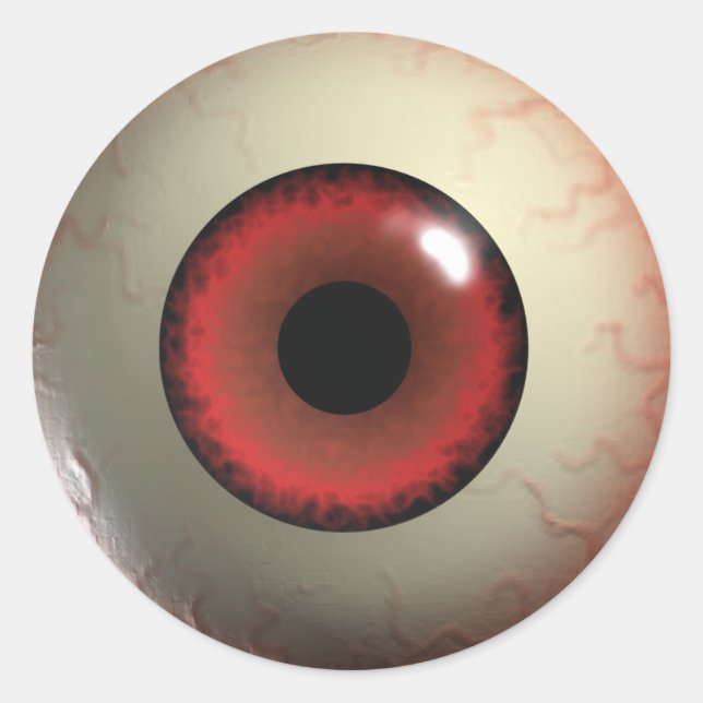 Red Devil's Eye Stickers (Front)