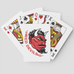 Red Devils Playing Cards