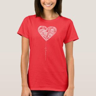 Red Dialysis Nurse Appreciation Gift t-shirts