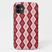 Red diamond pattern Case-Mate iPhone case