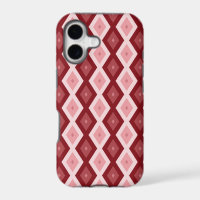 Red diamond pattern Case-Mate iPhone case