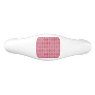 Red Diamond Pattern Ceramic Drawer Pull