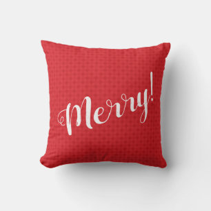 Red Diamond Pattern -  MERRY Cushion