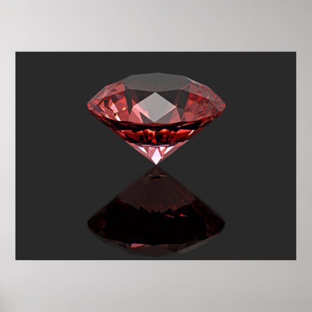 Red diamond ruby poster (Front)