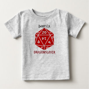 Red Die Awesome Geek Apparel Baby T-Shirt