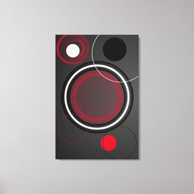 RED DIMENSION CANVAS PRINT (Front)