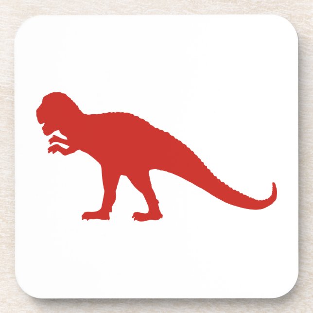 Red Dinosaur Coaster (Front)