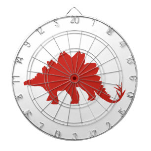 Red Dinosaur Dartboard