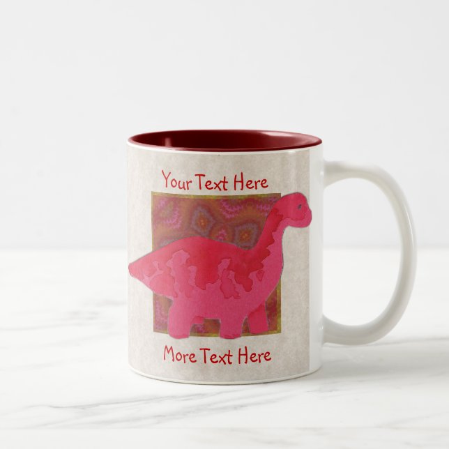 Red Dinosaur Mug (Right)