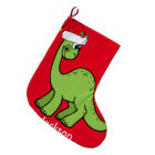 Red Dinosaur Santa Custom Kids