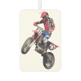 Red Dirt Bike Car Air Freshener