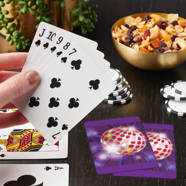 Red Disco Ball Playing Cards (Creator Uploaded)