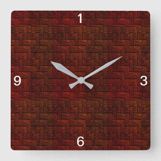 Red Disturbia Wall Clock (Front)