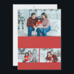 Red DIY 5x7 3 Photo Collage Template<br><div class="desc">DIY blank 5x7 3 photo collage template</div>