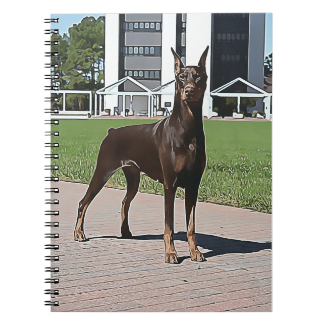 Red Doberman Notebook (Front)
