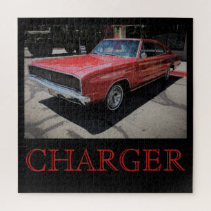 Red Dodge Charger Puzzle