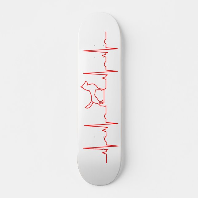 Red Dog Heartbeat skateboard (Front)