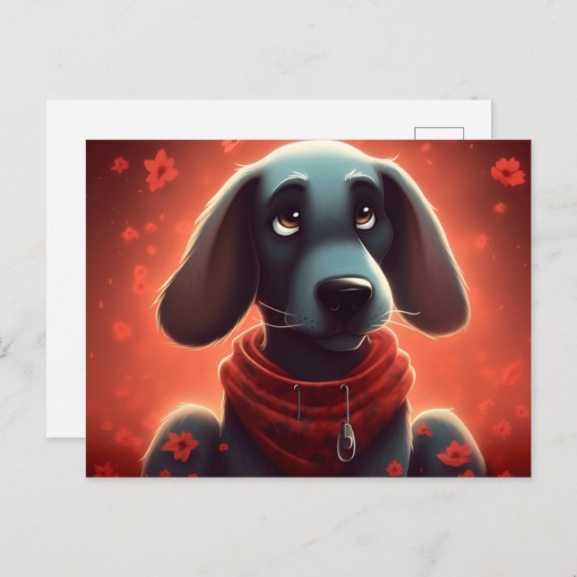 Red Dog Postcard (Front/Back)