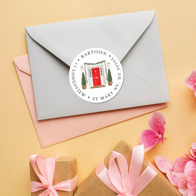 red door company Classic Round Sticker (Creator Uploaded)