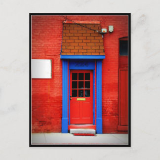 Red Door Postcard