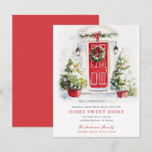 Red Door Rustic Home Sweet Home Card