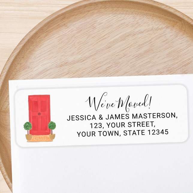 Red Door We've Moved Return Address (Creator Uploaded)