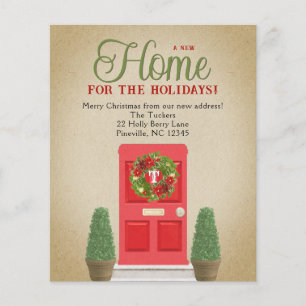 Red Door Wreath Topiaries Christmas Moving