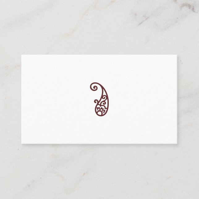 Red dot appointment card (Front)