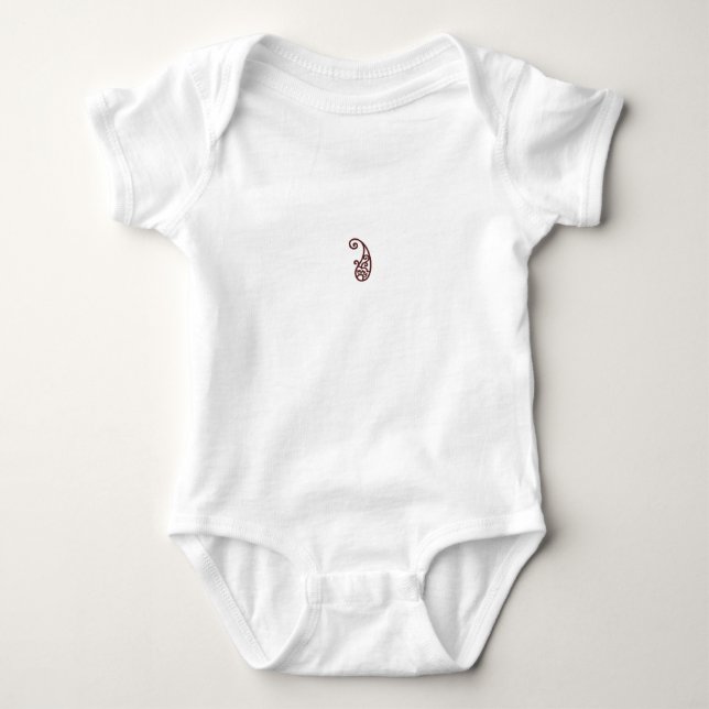 Red dot baby bodysuit (Front)