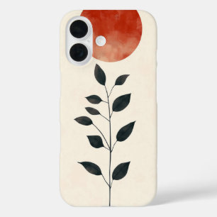 Red Dot Botanica iPhone 16 Case