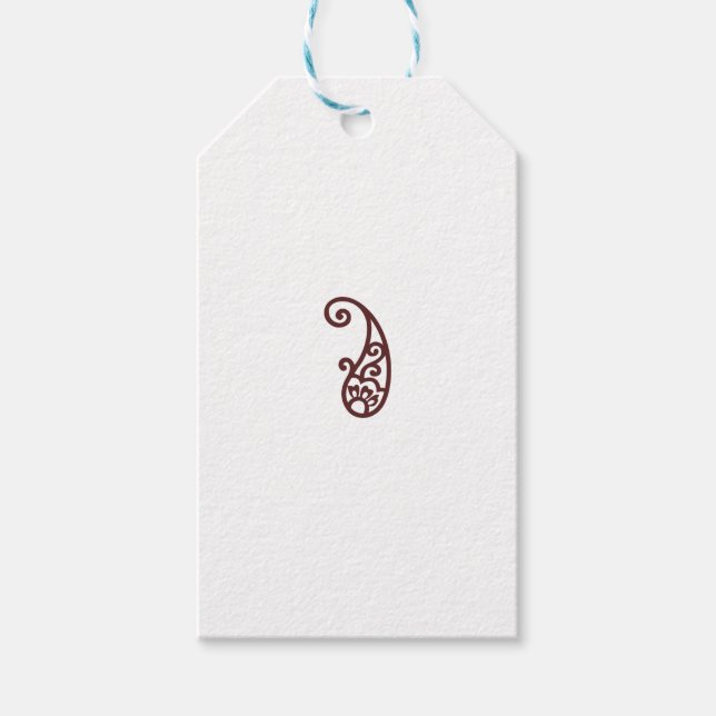 Red dot gift tags (Front)