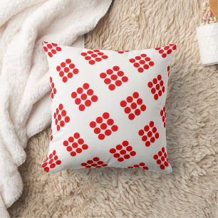 Red dots cushion