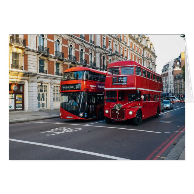 Red Double Decker Buses (Front Horizontal)