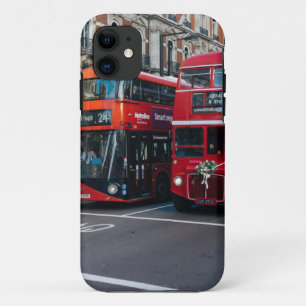 Red Double Decker Buses iPhone 11 Case