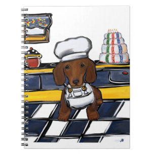 Red Doxie Chef Notebook