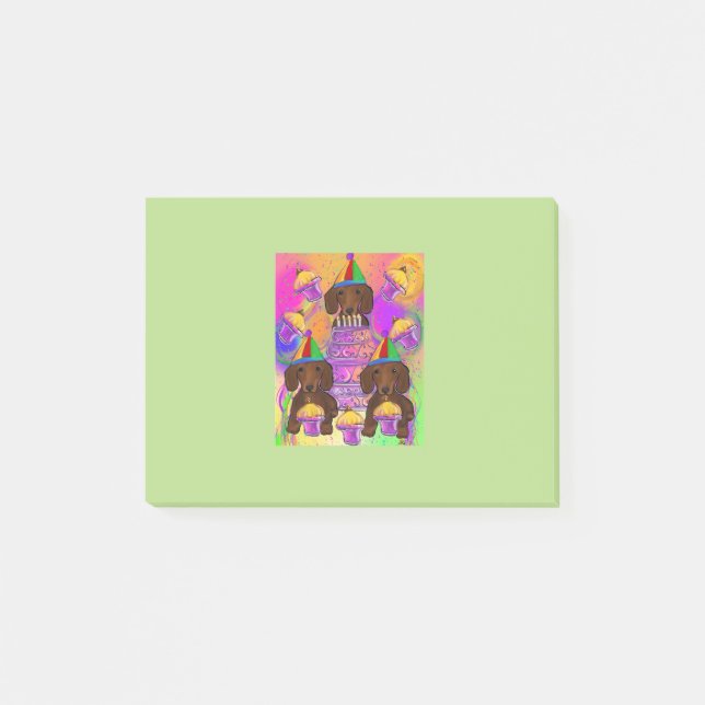 Red Doxies Post-it Notes (Front)