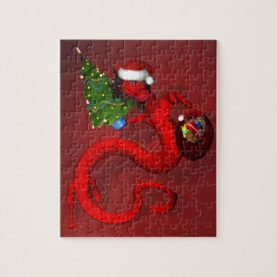 Red Dragon 8x10 Jigsaw Puzzle