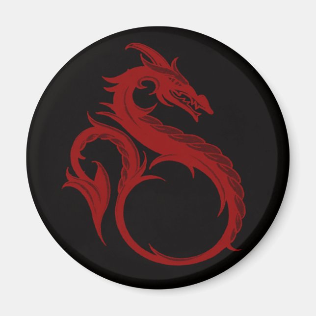Red Dragon Apalala Magnet (Front)