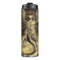 “Red Dragon” art custom text tumbler
