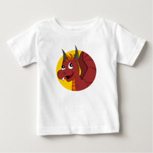 Red dragon cartoon baby T-Shirt