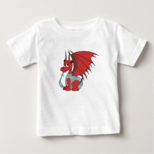 Red Dragon Cartoon  Baby T-Shirt