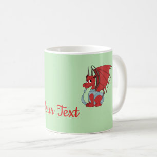 Red Dragon Cartoon  Coffee Mug