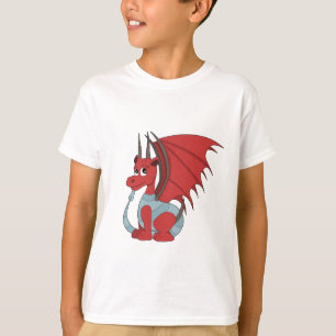 Red Dragon Cartoon  T-Shirt