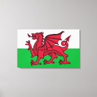 Red Dragon Celtic Flag of Wales & Welsh