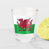 Red Dragon Celtic Flag of Wales & Welsh