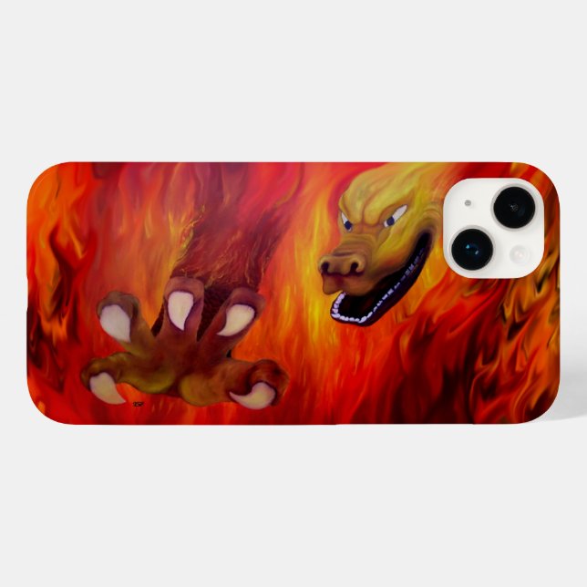 Red Dragon Claw Case-Mate iPhone Case (Back (Horizontal))