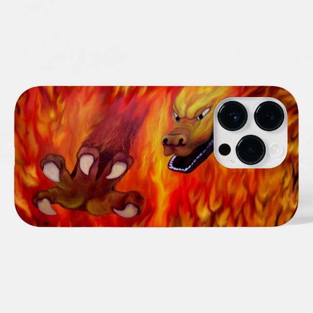 Red Dragon Claw Case-Mate iPhone Case (Back (Horizontal))