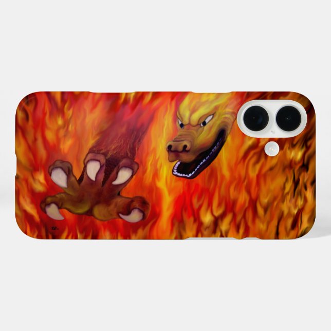 Red Dragon Claw Case-Mate iPhone Case (Back (Horizontal))